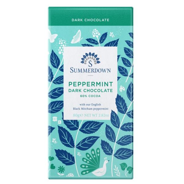 Summerdown Peppermint Dark Chocolate 80g